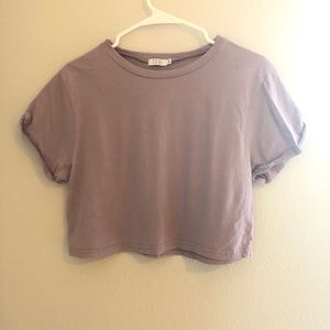 Purple Tobi crop top